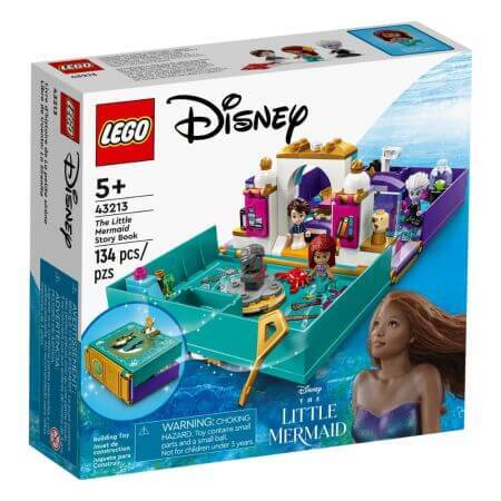 Livre d'histoire de la Petite Sirène, +5 ans, 43213, Lego Disney