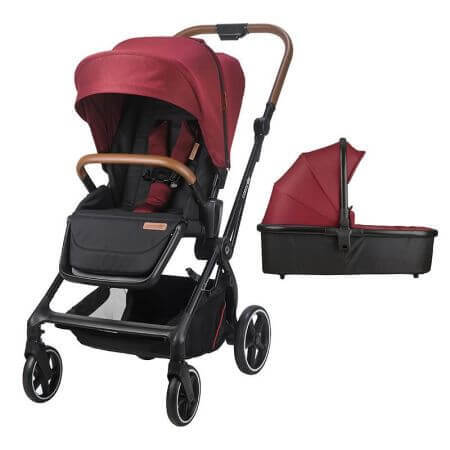 2 in 1 modularer Kinderwagen Saliara, Cabernet, Coccolle