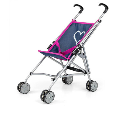 Carrito de muñeca Julia, Prestige Navy, Milly Mally