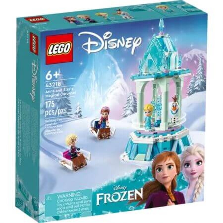 Carrusel Mágico de Anna y Elsa Lego Princesas Disney, +6 años, 43218, Lego