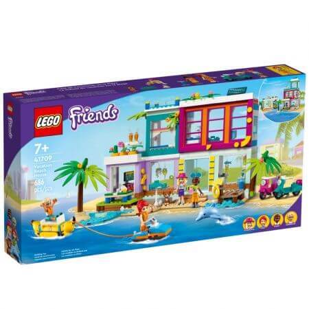 Lego Friends Casa de vacaciones en la playa, +7 años, 41709, Lego