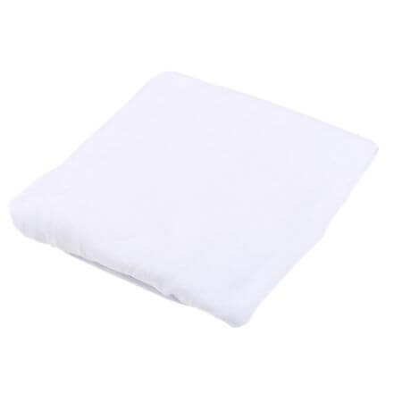 Drap de lit en coton, blanc, 120x60 cm, Baltic Bebe