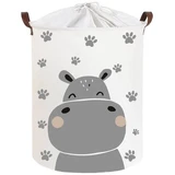 Panier en coton pour jouets, 35X45 cm, Hippo, Sipo