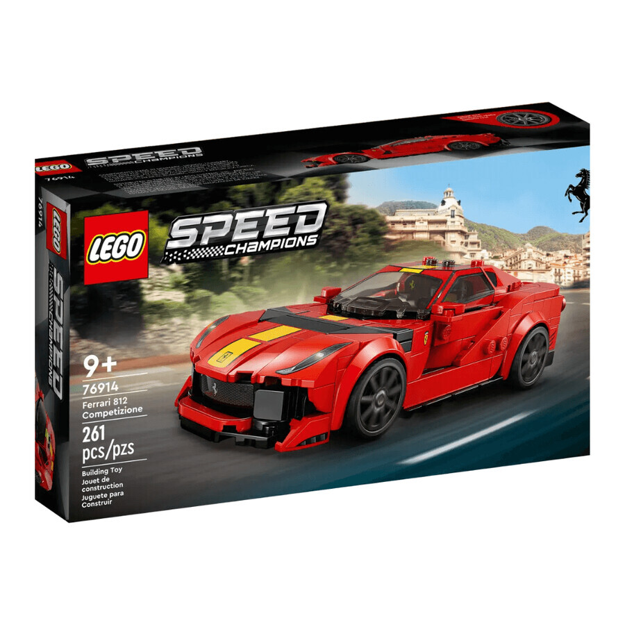 Ferrari 812 Competizione Lego Speed Champions, 9 años+, 76914, Lego