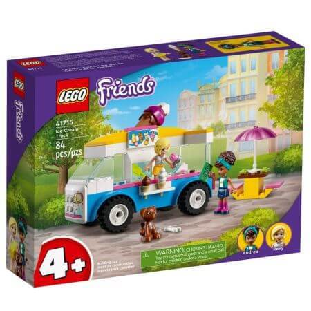 Furgoneta de helados Lego Friends, +4 años, 84 piezas, 41715, Lego