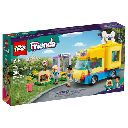 Furgoneta de rescate de perros, +6 años, 41741, Lego Friends