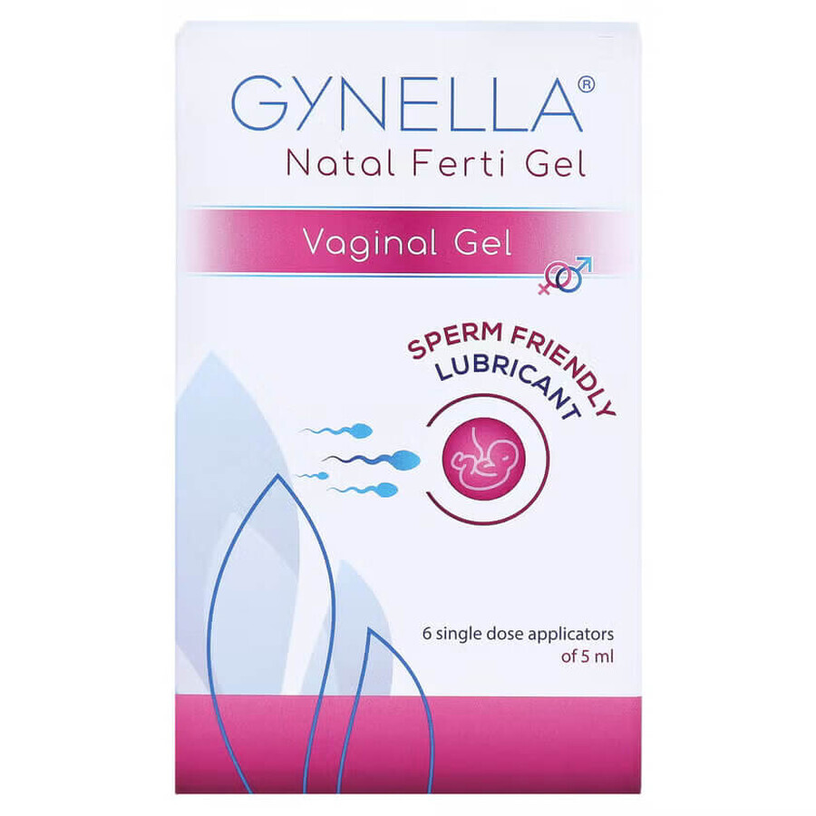 Gynella Natal Ferti Gel Lubricante, 6 x 5 ml, Heaton