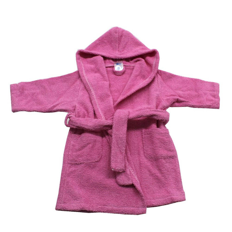 Albornoz con capucha, 3 - 4 años, Rosa, Baltic Bebe