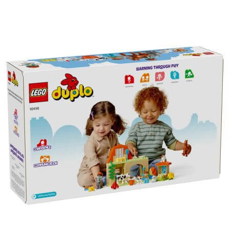 Ingrijirea animalelor la ferma, +2 ani, 10416, Lego Duplo