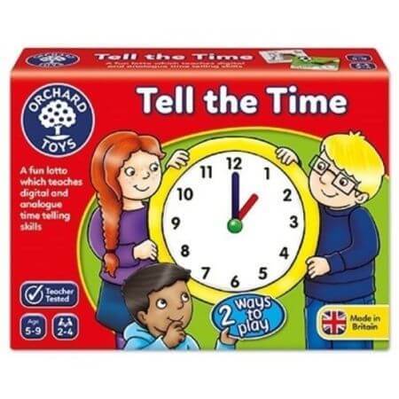 Inglés educativo Juego de la lotería, Leer el reloj, Huerto