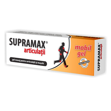 Gel de masaje para articulaciones y músculos - Supramax, 100 ml, Zdrovit