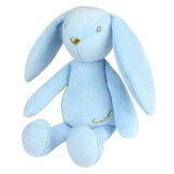 Peluche fosforescente de 21 cm, Conejo Azul Luminou, Jemini