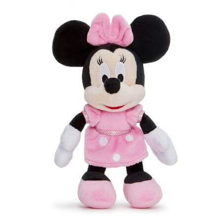 Jucarie de plus Minnie Mouse, 20 cm, AsCompany Disney