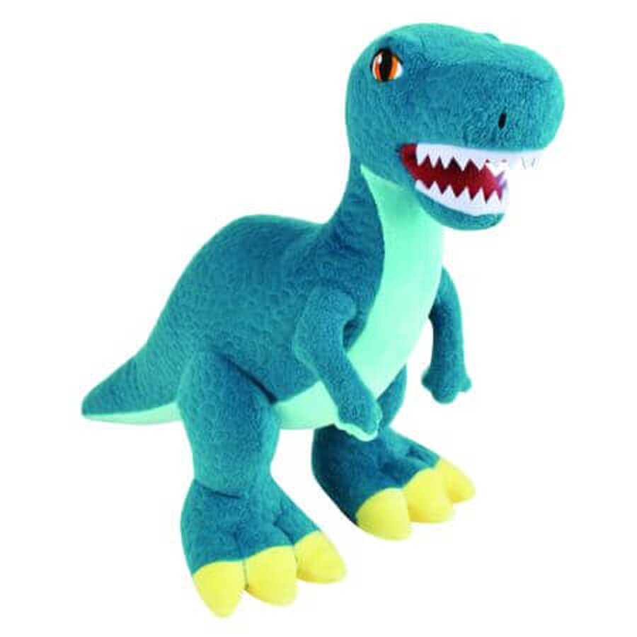 Peluche musical con luces, +12 meses, 25 cm, Velociraptor, Jemini