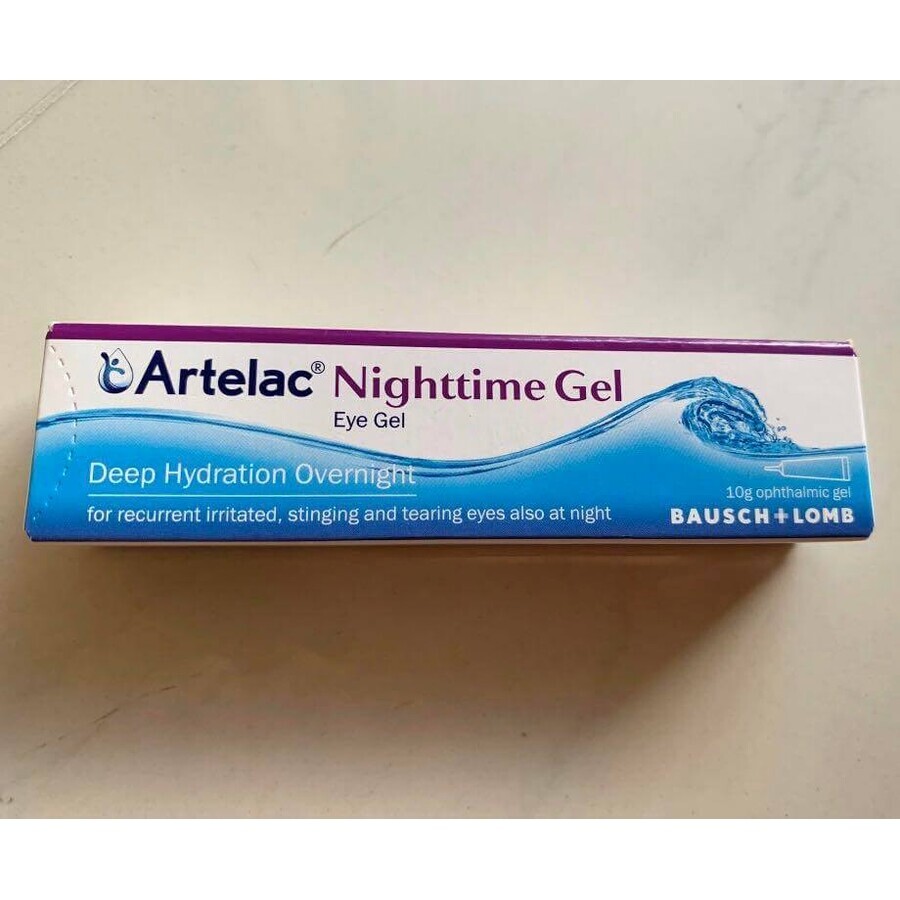 Artelac Gel Oftálmico de Noche, 10 g, Bausch + Lomb