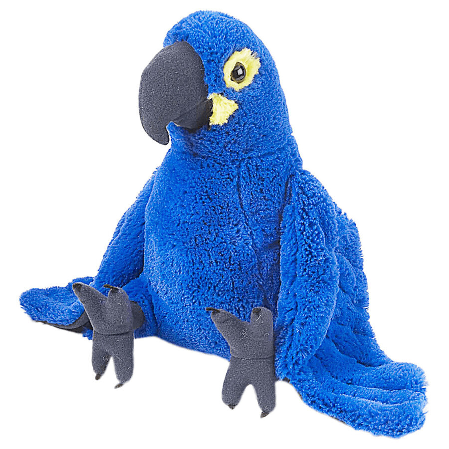 Peluche Blue Parrot, 30 cm, 2 años+, Wild Republic