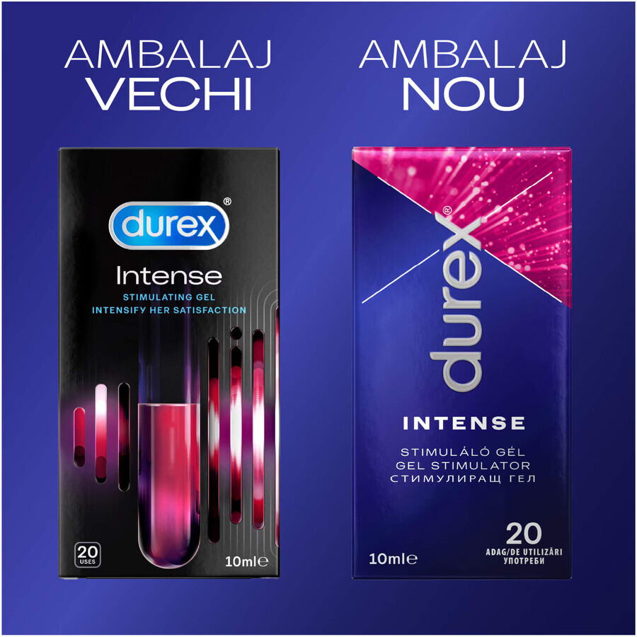 Gel orgasmique intense, 10 ml, Durex