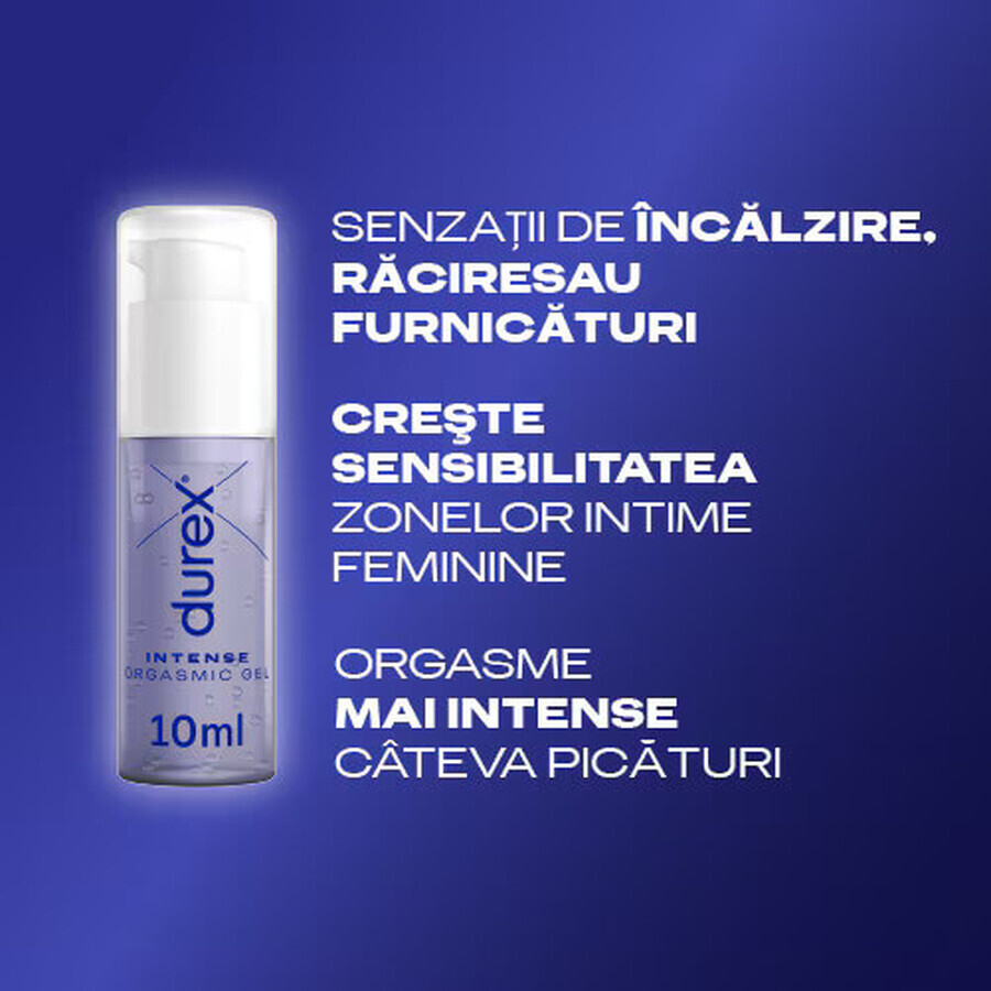 Gel orgasmique intense, 10 ml, Durex