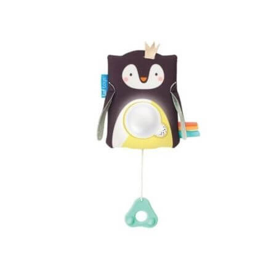 Juguete multifuncional con anillo de goma de mascar, Prince Penguin, Taf Toys