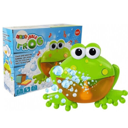 Juguete musical para hacer pompas de jabón, para bañera Frog, Easycare Baby