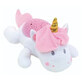 L&#225;mpara musical de peluche, 39 cm, Unicornio, Jemini