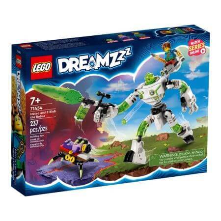 Meteo si robotul Z-Blob, +7 ani, 71454, Lego Dreamzzz