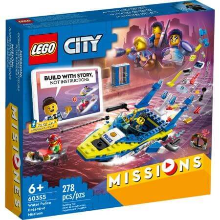 Lego City Wasserpolizei Missionen, +6 Jahre, 60355, Lego