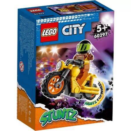 Bicicleta acrobática Lego City Impact, +5 años, 60297, Lego