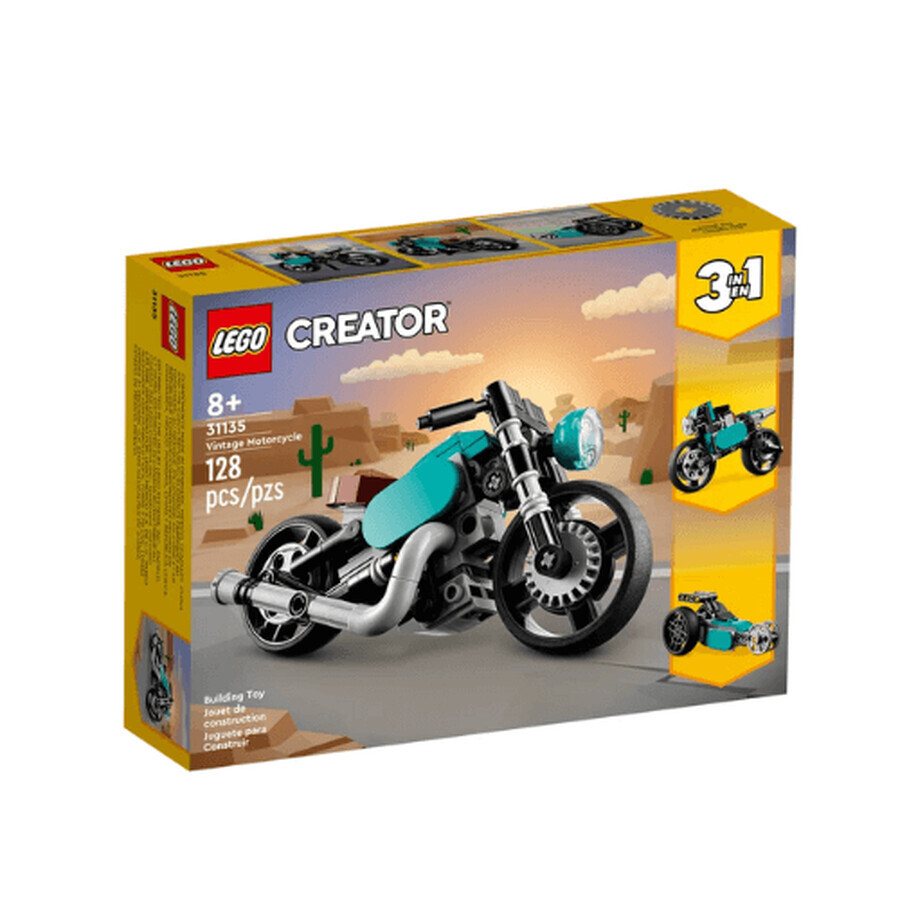 Lego Creator moto de época, 8 años+, 31135, Lego