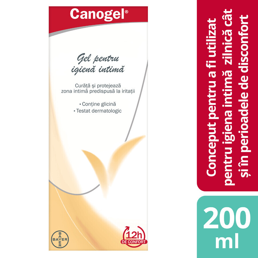 Canogel, 200 ml, gel voor intieme hygiëne, Bayer