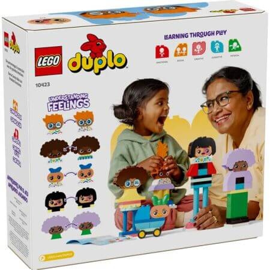 Personas construibles con grandes emociones, +3 años, 10423, Lego Duplo