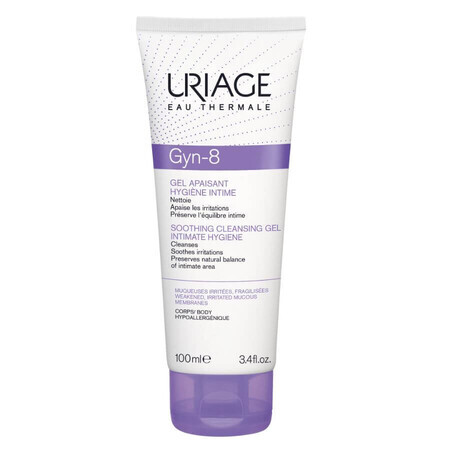 Intieme hygiëne gel met pH8 GYN-8, 100 ml, Uriage