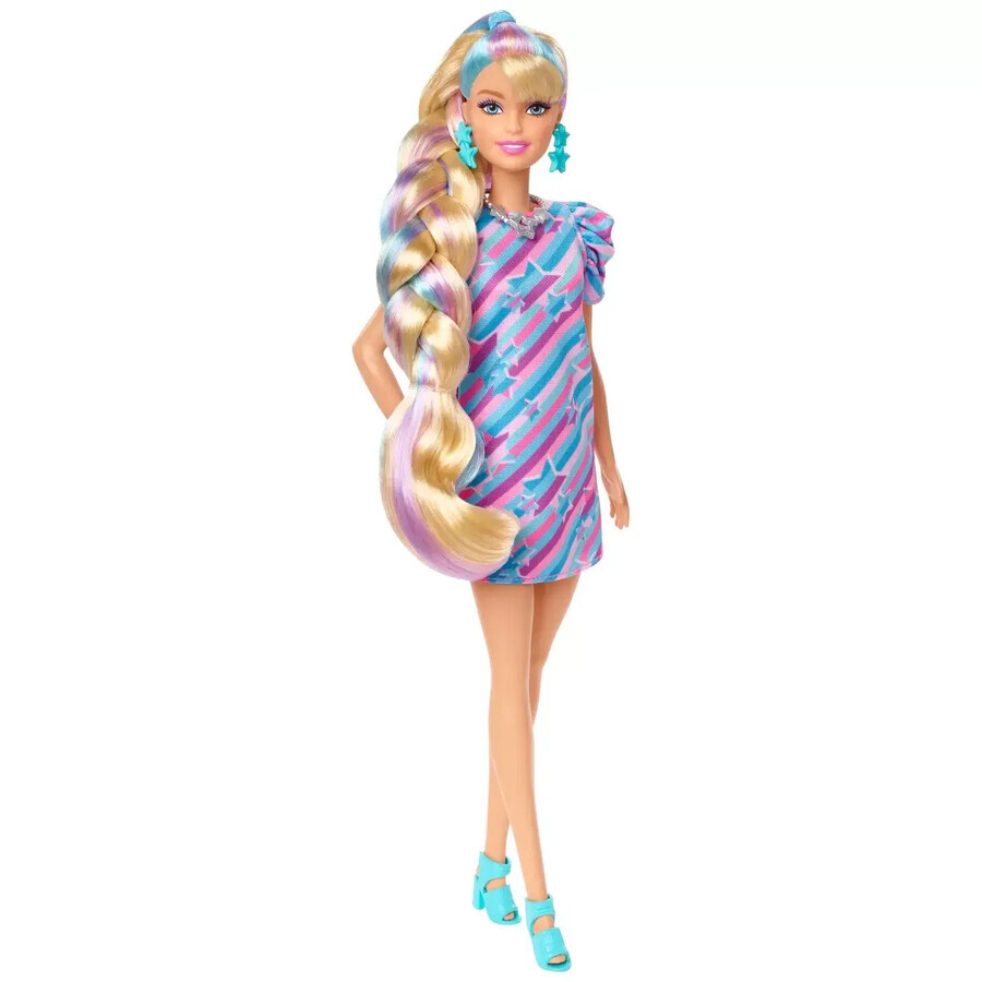 Muñeca Barbie Totally Hair, Rubia, Barbie