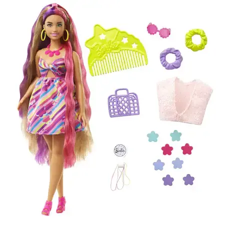 Papusa Barbie Totally Hair, Satena, Barbie