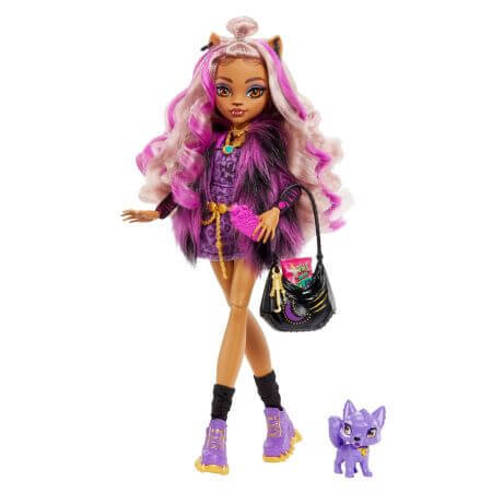 Muñeca Clawdeen Wolf, + 4 años, Monster High