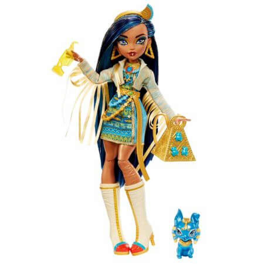 Muñeca Cleo Denile, + 4 años, Monster High