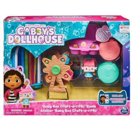 Muñeca Gabby`s Cat Craft-a-Riffic, +3 años, Gabby`s Dollhouse