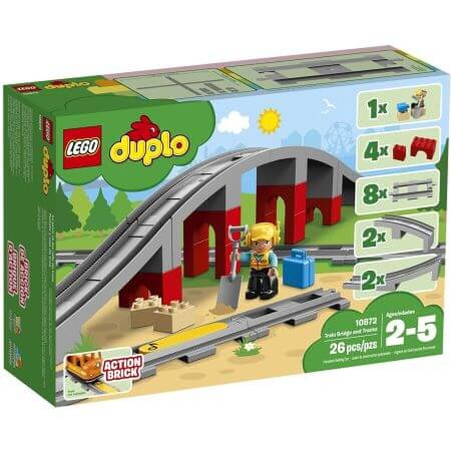 Lego Duplo Eisenbahnbrücke, +2 Jahre, 10872, Lego