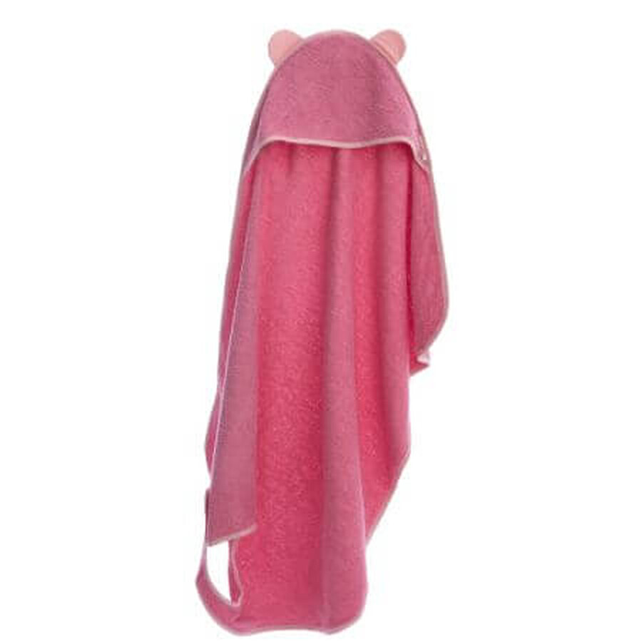 Bebehug kaphanddoek, 115x75cm, Antiek Roze, Twindeco