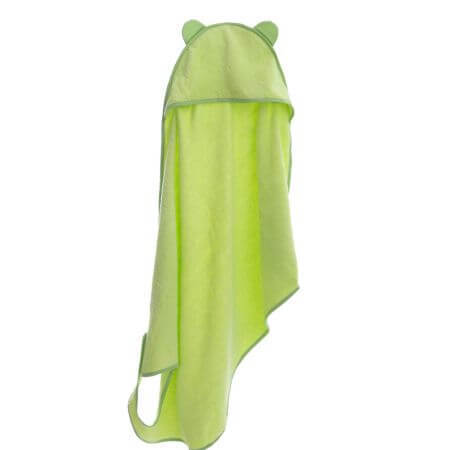 Bebehug kaphanddoek, 115x75cm, Groen, Twindeco