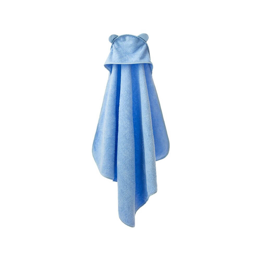 Bebehug kaphanddoek, 122 x 77 cm, Blauw, Twindeco