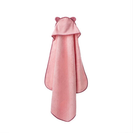 Bebehug kaphanddoek, 122 x 77 cm, Roze, Twindeco