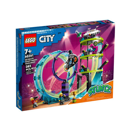 Lego City Ultimate Motorcycle Stunt Challenge, 7 años+, 60361, Lego