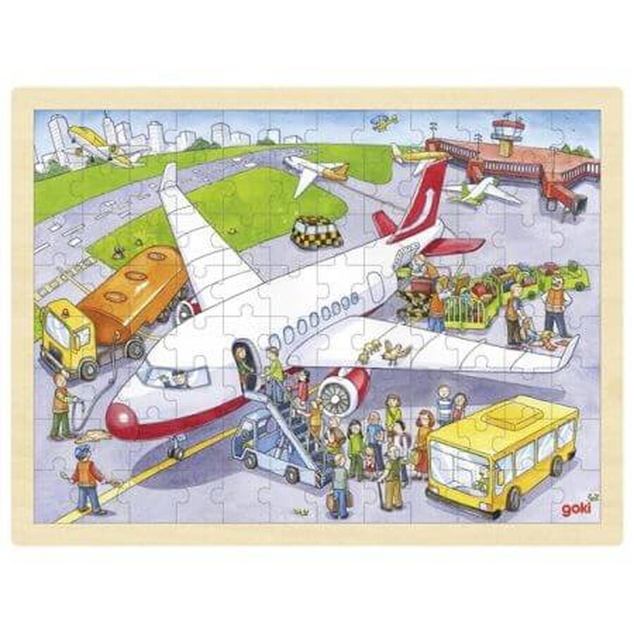 Flughafen-Puzzle, +3 Jahre, Goki