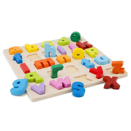 Letras minúsculas alfabeto puzzle, 2 años+, +24 meses, New Classic Toys