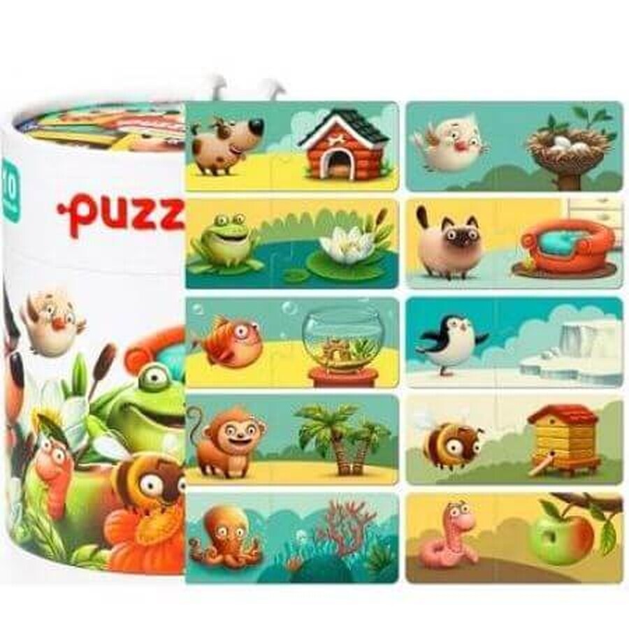 Puzzle Casa Mea, +2 ans, Cubika