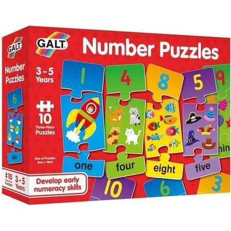 Numéro puzzle, +3 ans, Galt