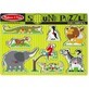 Puzzle de madera con sonidos Animales del zoo, +2 a&#241;os, Melissa&amp;amp;Doug