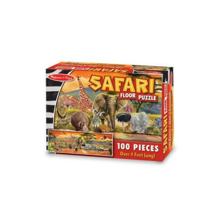 Puzzle Safari, 6 ans et plus, 100 pièces, Melissa&Doug