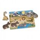 Puzzle de madera Animales de Safari, +2 a&#241;os, Melissa&amp;amp;Doug